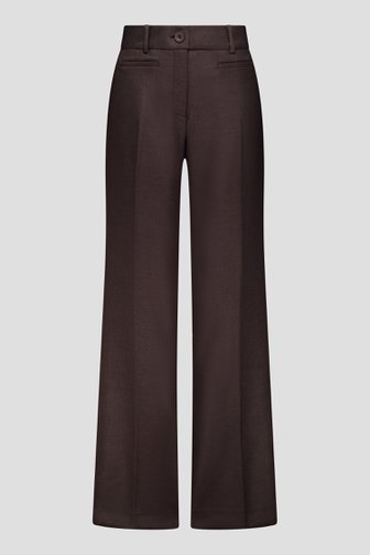 Le devant de Pantalon large marron de Geisha pour Femmes