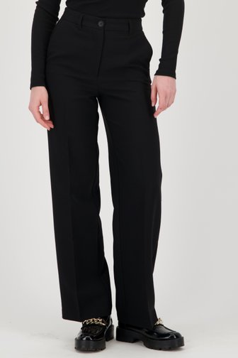Le devant de Pantalon large noir de JDY pour Femmes