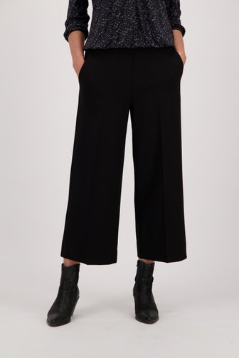 Pantalon large noir - longueur 7/8 de Opus pour Femmes