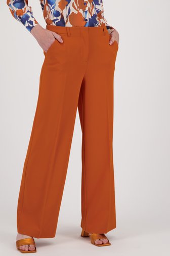 Pantalon large orange foncé de D'Auvry pour Femmes