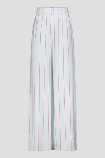 Pantalon large pastel turquoise à rayures de Louise pour Femmes