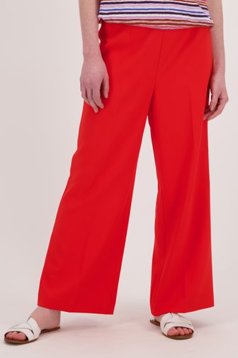 Pantalon large rouge - longueur 7/8 de Libelle pour Femmes