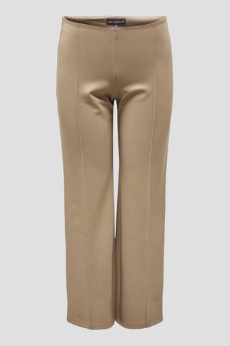 Pantalon large taupe de Only Carmakoma pour Femmes
