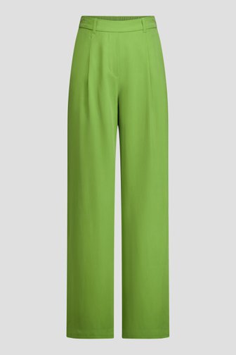 Photo produit 1 de Pantalon large vert à plis de Libelle pour Femmes