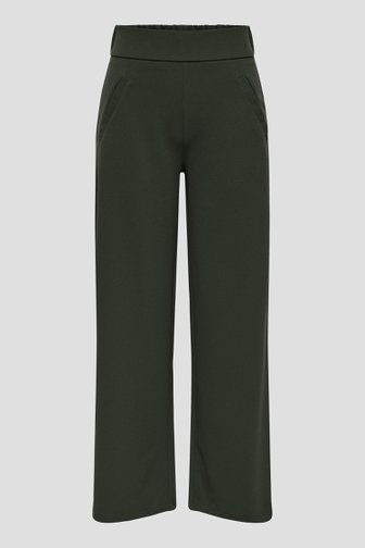 Photo produit 1 de Pantalon large vert foncé à taille élastique de JDY pour Femmes