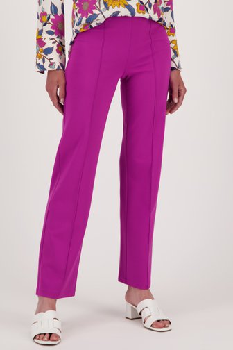 Pantalon large violet de Claude Arielle pour Femmes