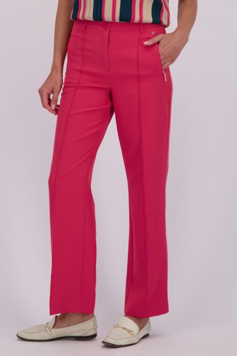 Le devant de Pantalon long rose de Claude Arielle pour Femmes