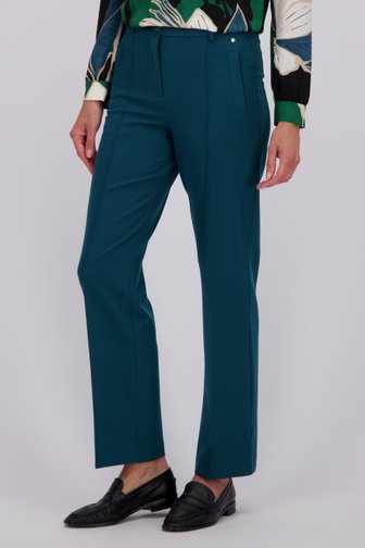 Le devant de Pantalon long vert de Claude Arielle pour Femmes