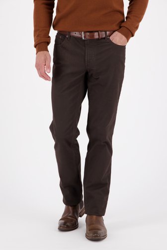 Pantalon marron - Jackson - regular fit de Brassville pour Hommes