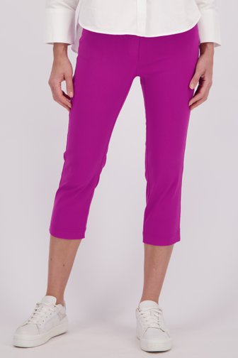 Pantalon mauve - Longueur 7/8 de Claude Arielle pour Femmes