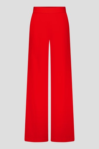 Le devant de Pantalon rouge à jambes larges de D'Auvry pour Femmes