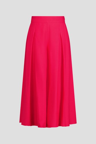 Le devant de Pantalon rouge large - Longueur 7/8 de D'Auvry pour Femmes