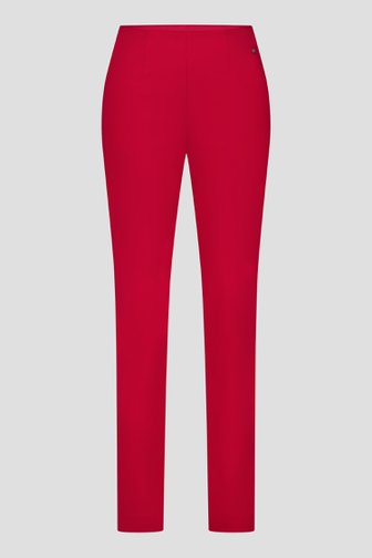 Photo produit 2 de Pantalon slim fit rouge de Claude Arielle pour Femmes