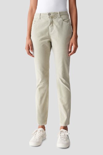 Le devant de Pantalon vert clair – Coupe droite de Opus pour Femmes
