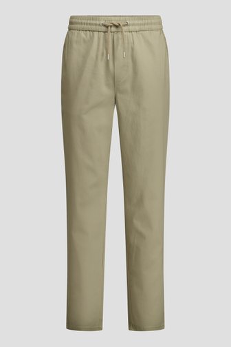 Photo produit 1 de Pantalon vert tapered fit avec taille élastique de Only & Sons pour Hommes
