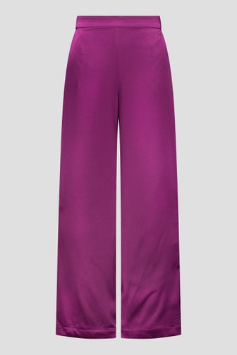 Le devant de Pantalon violet de Claude Arielle pour Femmes