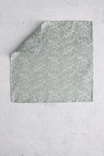 Pochette verte à imprimé paisley de Liberty Island pour Hommes