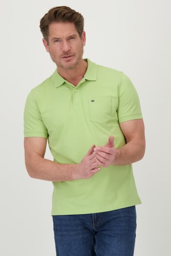 Polo à manches courtes vert clair de Dansaert Blue pour Hommes