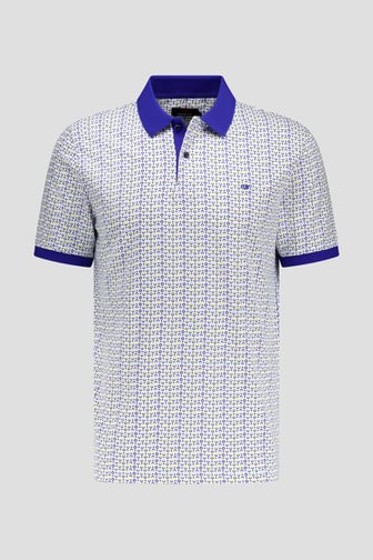 Polo avec imprimé à carreaux de Dansaert Blue pour Hommes