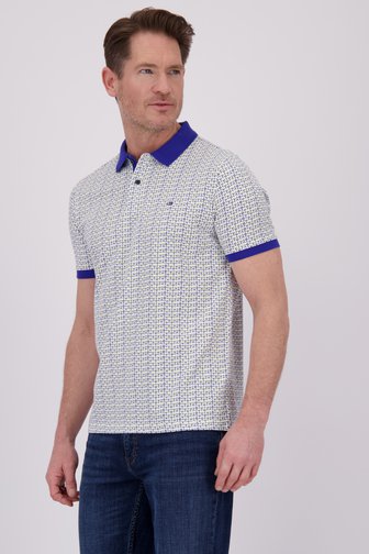 Polo avec imprimé à carreaux de Dansaert Blue pour Hommes