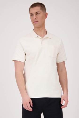 Polo beige à maille texturée - Regular fit de ONLY & SONS pour Hommes