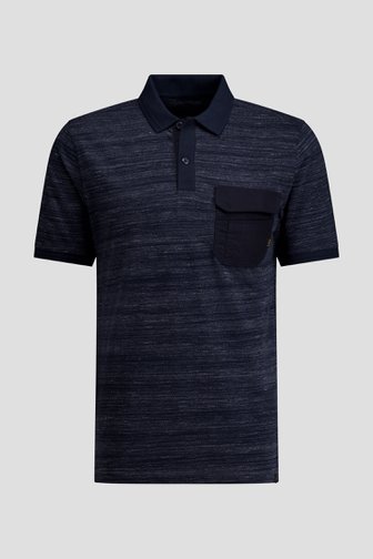 Le devant de Polo beige foncé de Ravøtt pour Hommes