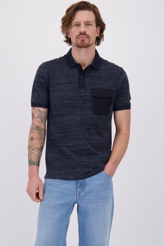 Le devant de Polo beige foncé de Ravøtt pour Hommes