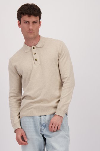 Le devant de Polo beige de Only & Sons pour Hommes