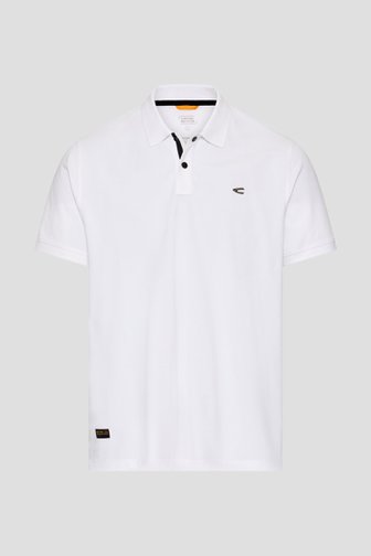 Le devant de Polo blanc de Camel active pour Hommes