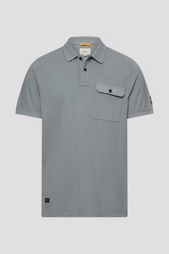 Photo produit 1 de Polo bleu avec poche de Camel active pour Hommes