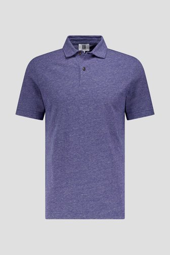 Polo bleu chiné de Upper East pour Hommes