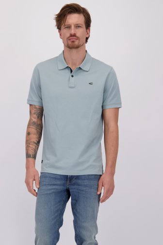 Le devant de Polo bleu clair de Camel active pour Hommes
