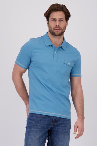 Polo bleu clair de Ravøtt pour Hommes