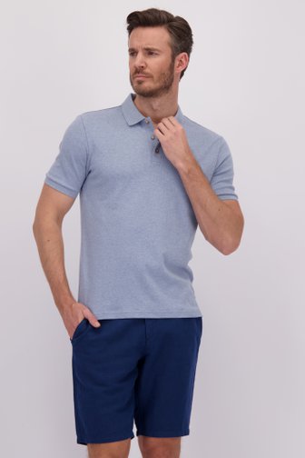 Le devant de Polo bleu clair de Upper East pour Hommes