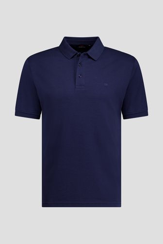 Photo produit 2 de Polo bleu foncé à manches courtes de Dansaert Blue pour Hommes