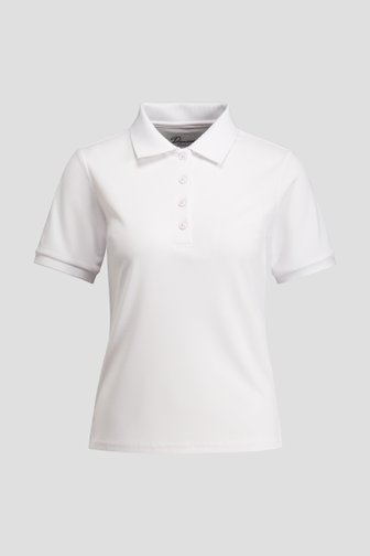 Photo produit 1 de Polo de golf blanche à manches courtes de Dansaert Golf Club pour Femmes