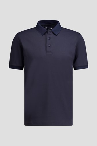 Le devant de Polo de golf bleu foncé à manches courtes de Dansaert Golf Club pour Hommes