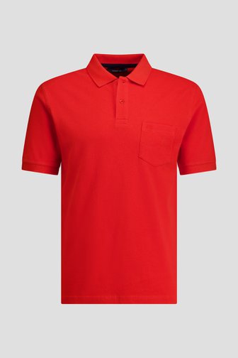 Photo produit 1 de Polo rouge à manches courtes de Dansaert Blue pour Hommes
