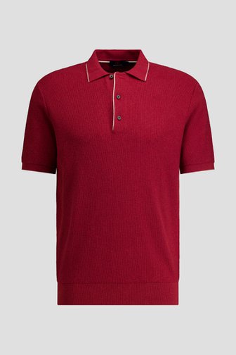 Photo produit 1 de Polo rouge à manches courtes de Dansaert Blue pour Hommes