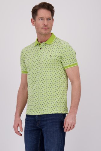 Polo vert à imprimé bleu de Dansaert Blue pour Hommes