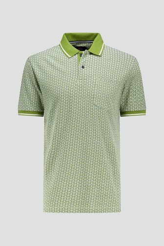 Polo verte avec imprimé de Dansaert Blue pour Hommes