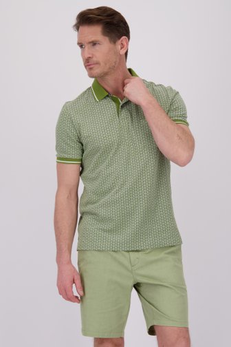Polo verte avec imprimé de Dansaert Blue pour Hommes
