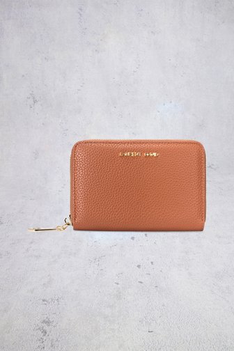Le devant de Portefeuille orange brun  de Laurent David pour Femmes