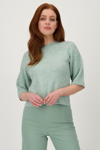 Pull à manches courtes vert clair	 de Libelle pour Femmes