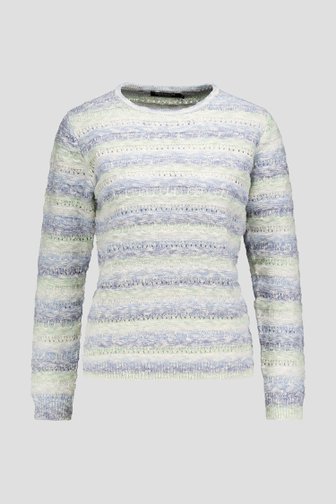 Pull ajour bleu-vert de Signature pour Femmes