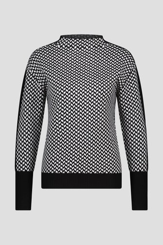 Pull avec motif noir et blanc de D'Auvry pour Femmes