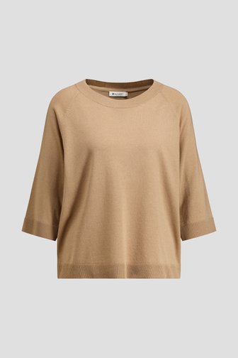 Photo produit 1 de Pull beige à manches trois-quarts de D'Auvry pour Femmes