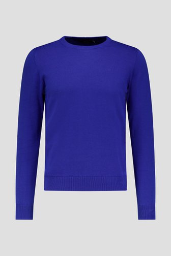 Pull bleu avec col rond de Dansaert Blue pour Hommes