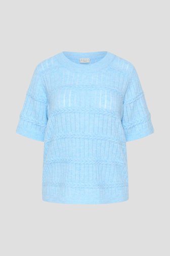 Photo produit 1 de Pull bleu clair  de Kaffe Curve pour Femmes