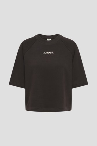 Photo produit 1 de Pull brun avec inscription de JDY pour Femmes